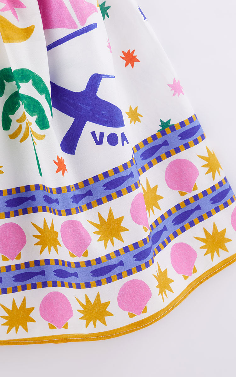 VESTIDO EST MARE SOLAR FABULA BRANCO