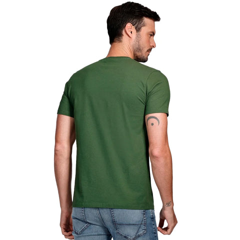 CAMISETA MAS MC ARAMIS A PIXEL OUTLINE VERDE MUSGO