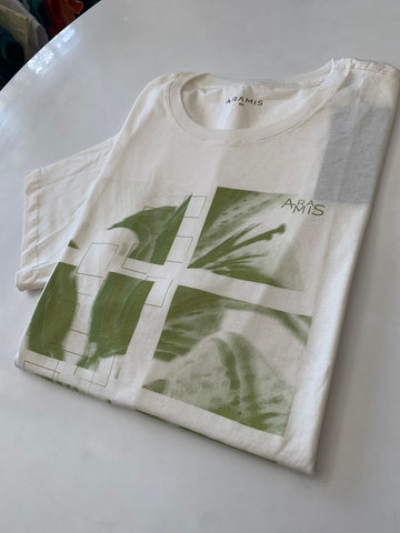 CAMISETA MAS ARAMIS LIRIO FOTOGRAFIA OFF WHITE