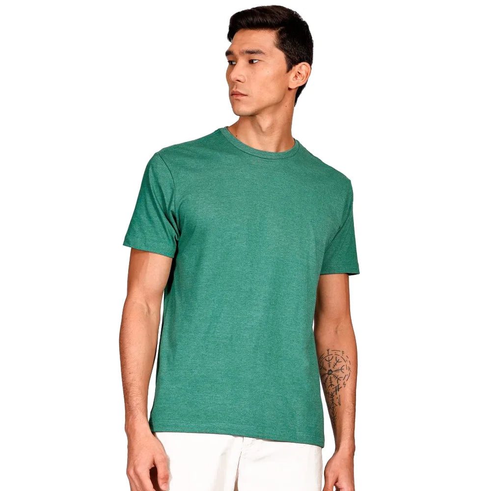 NOVO CAMISETA MC MASC ARAMIS ECO LISA VERDE AMAZONIA