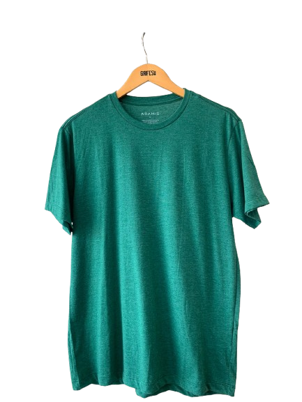 NOVO CAMISETA MC MASC ARAMIS ECO LISA VERDE AMAZONIA