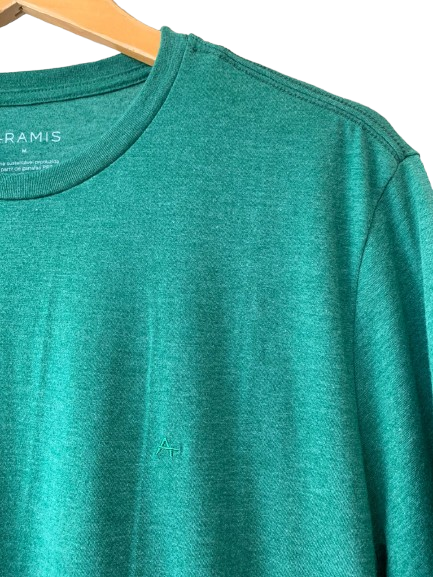 NOVO CAMISETA MC MASC ARAMIS ECO LISA VERDE AMAZONIA