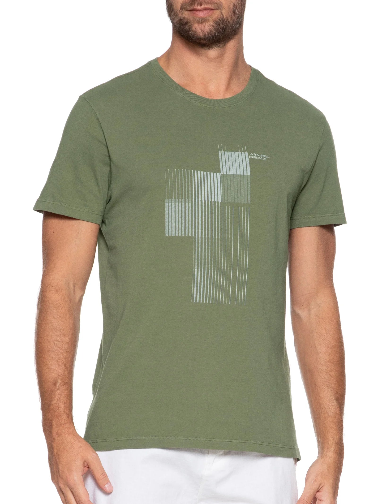 CAMISETA MAS MC ARAMIS BARCODE MILITAR