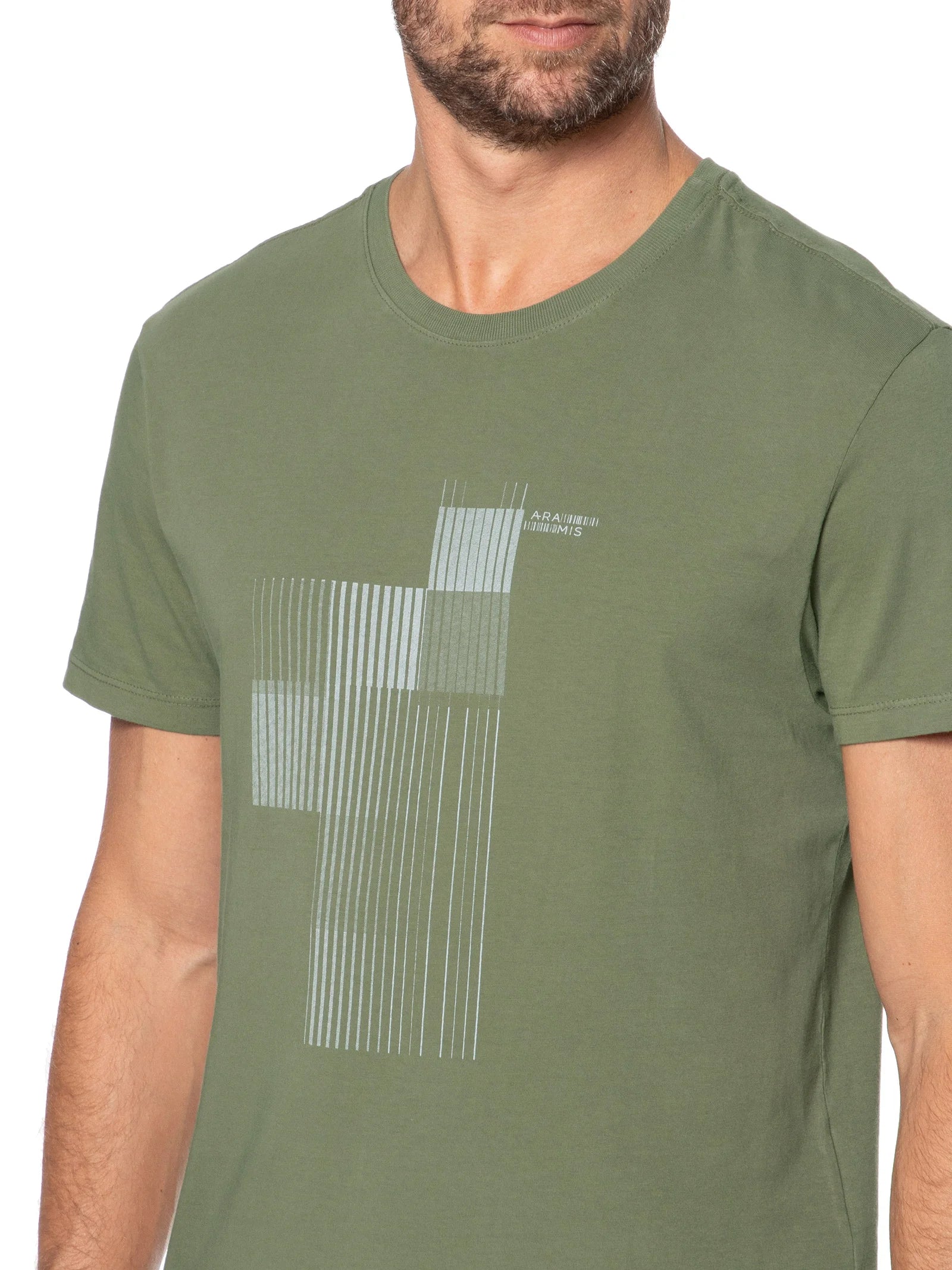 CAMISETA MAS MC ARAMIS BARCODE MILITAR