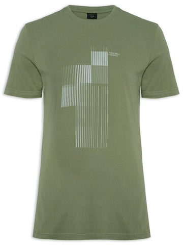 CAMISETA MAS MC ARAMIS BARCODE MILITAR