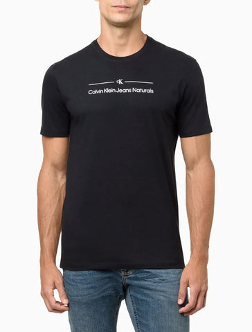 CAMISETA CKJ MAS MC NATURALS PRETO