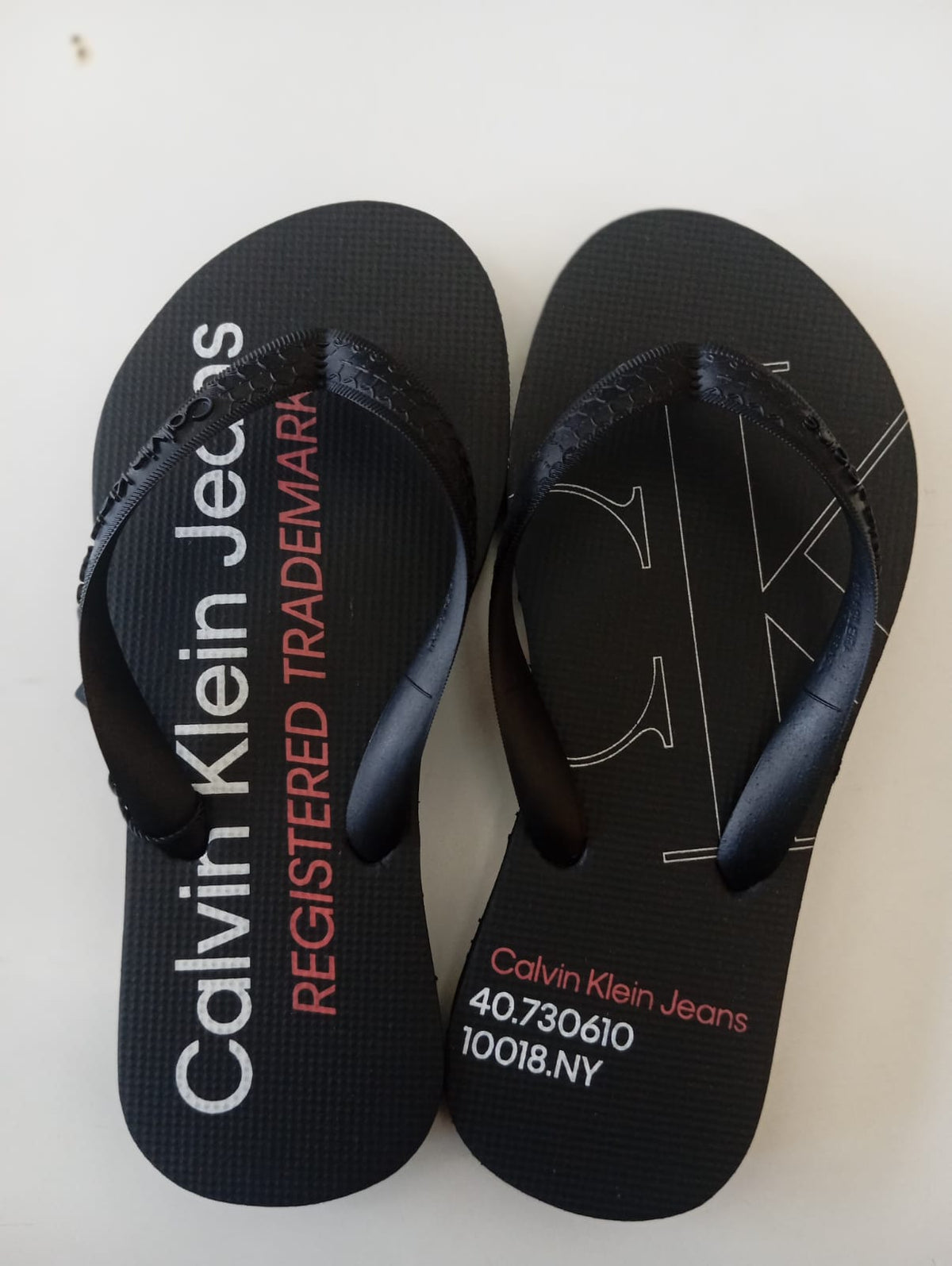 CHINELO CKJ KIDS FEM TRADEMARK PRETO