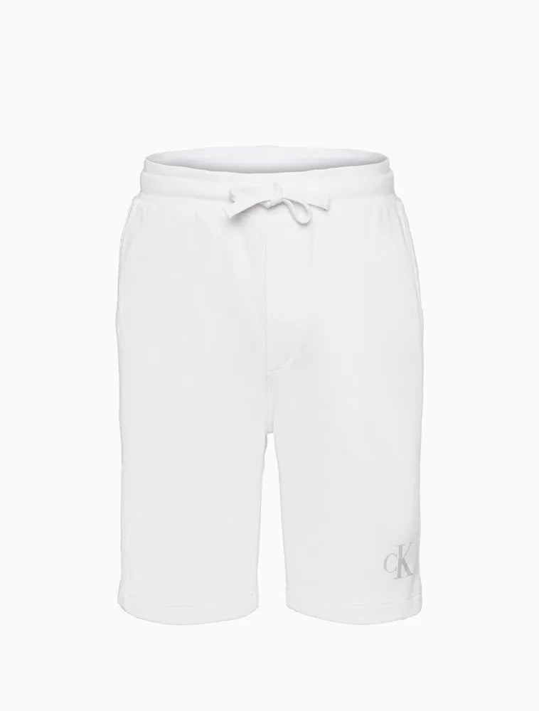 BERMUDA MOLETOM CKJ KIDS MAS CK GEL BRANCO