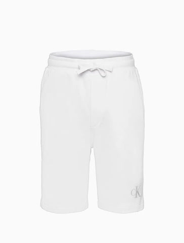 BERMUDA MOLETOM CKJ KIDS MAS CK GEL BRANCO