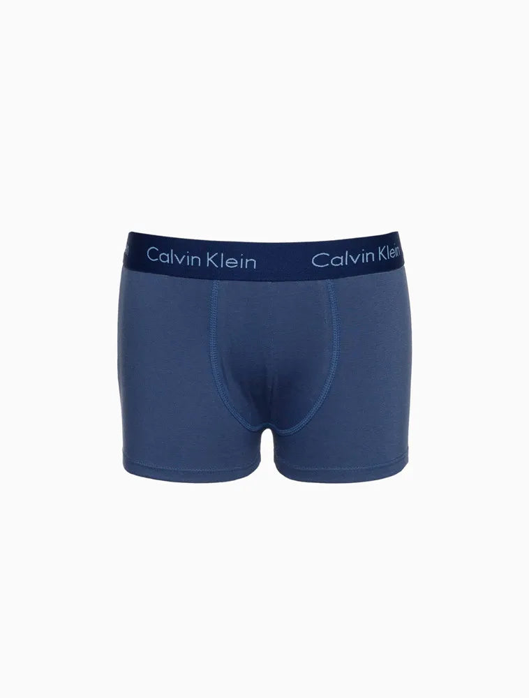 KIT 2 CUECAS CKJ KIDS MASC TRUNK MARINHO/AZUL CLARO