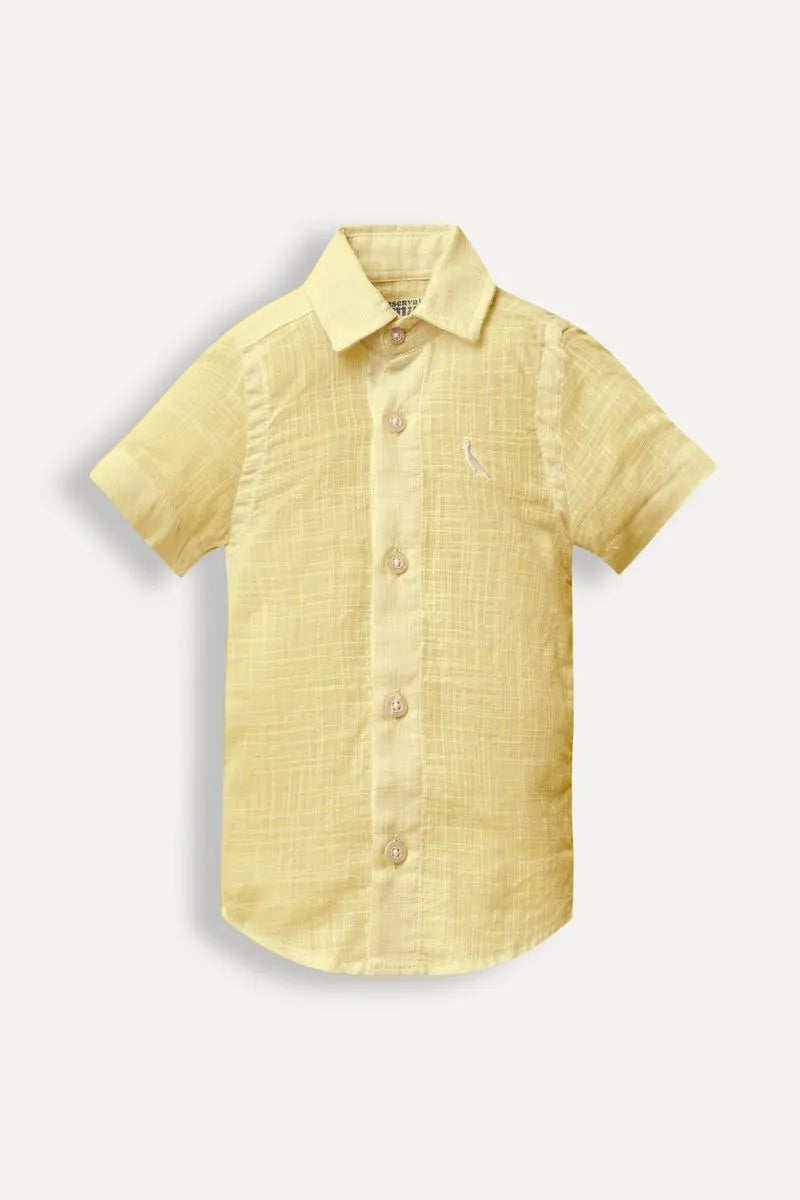 CAMISA RSV MINI BB MC FLAME LEVE AMARELO