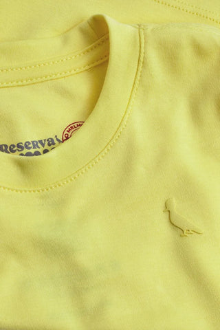 CAMISETA RS MINI BB PIMA MELHOR DO MUNDO AMARELO CLARO