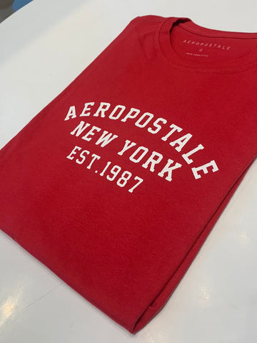 CAMISETA MAS MC SILKADA AEROPOSTALE VERMELHO