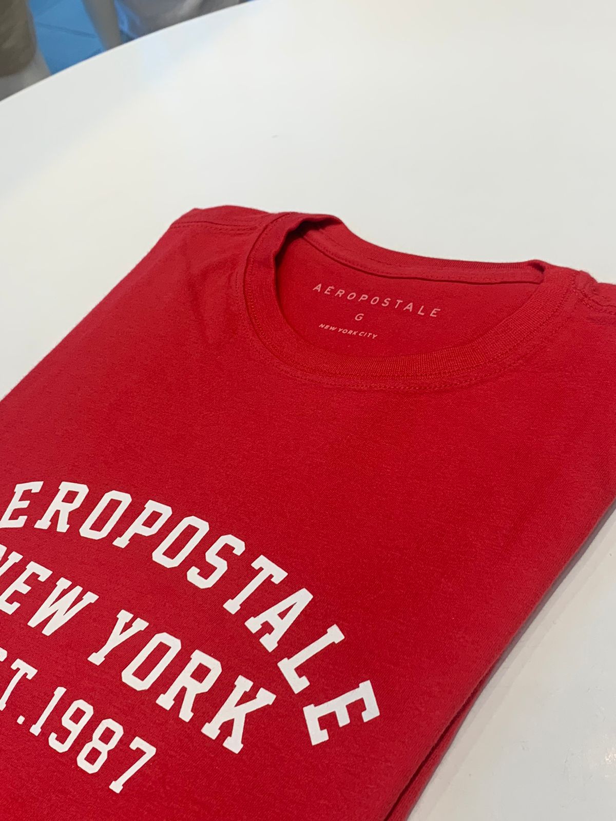 CAMISETA MAS MC SILKADA AEROPOSTALE VERMELHO