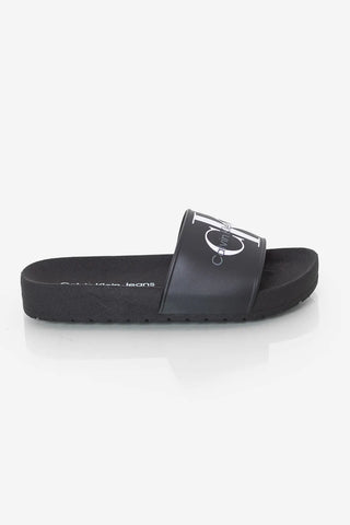 CHINELO CKJ KIDS MASC SLIDE PRETO