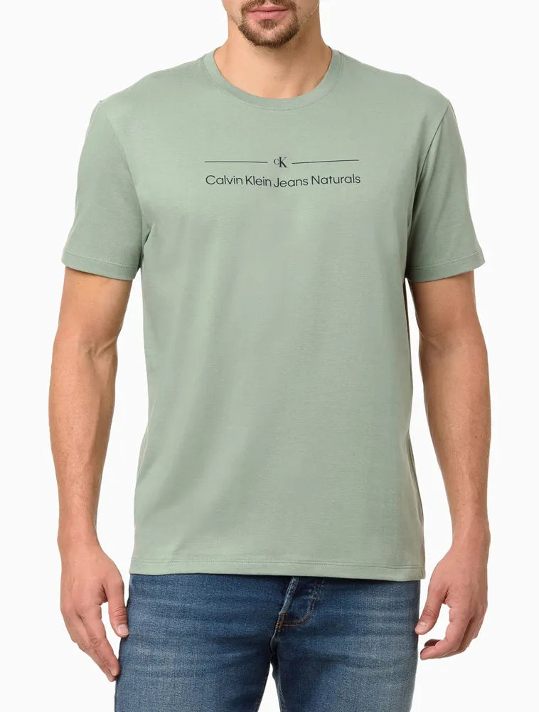 CAMISETA CKJ MAS MC NATURALS VERDE