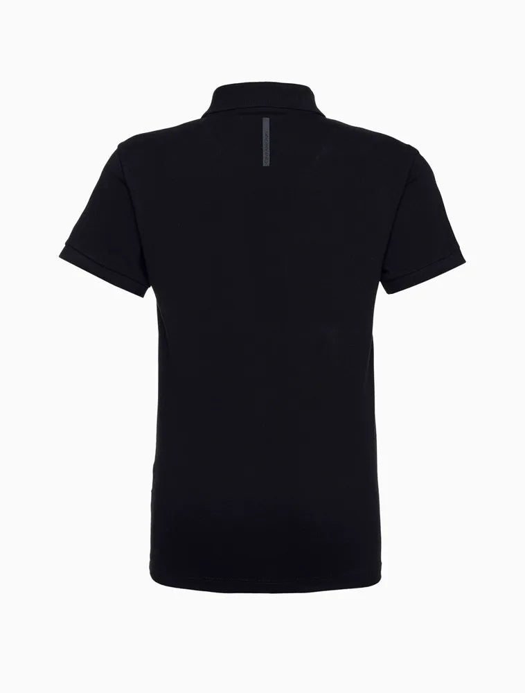 POLO CKJ KIDS MAS MC LOGO CK GEL PRETO