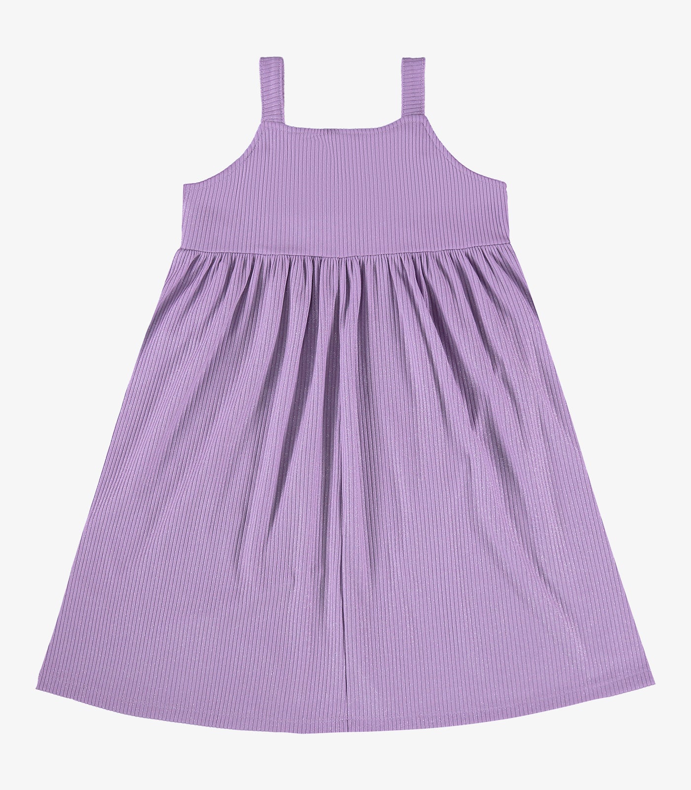 VESTIDO ALCA LACO BUSTO RIB CAN LUREX VIOLETA CLARO