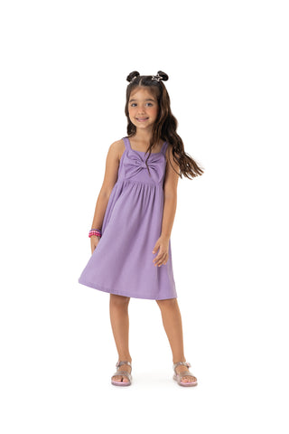 VESTIDO ALCA LACO BUSTO RIB CAN LUREX VIOLETA CLARO