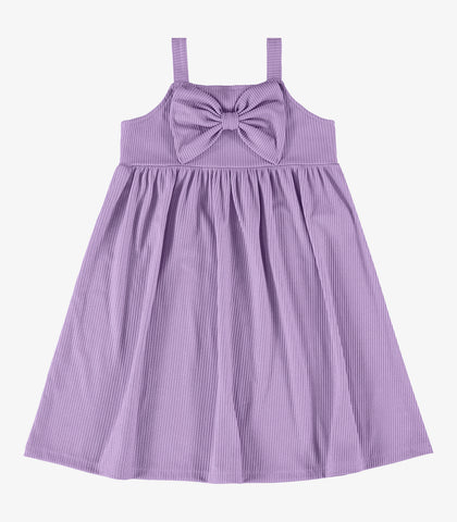 VESTIDO ALCA LACO BUSTO RIB CAN LUREX VIOLETA CLARO