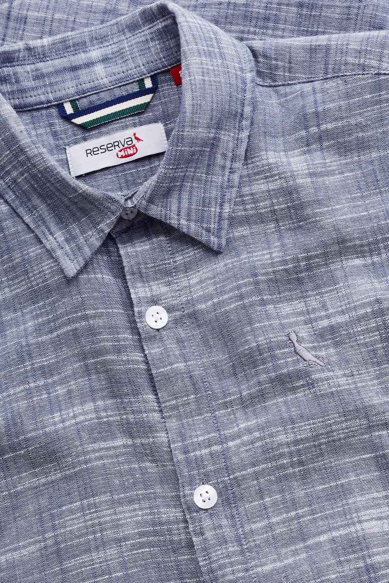 CAMISA RESERVA MINI MC FLAME LEVE MARINHO