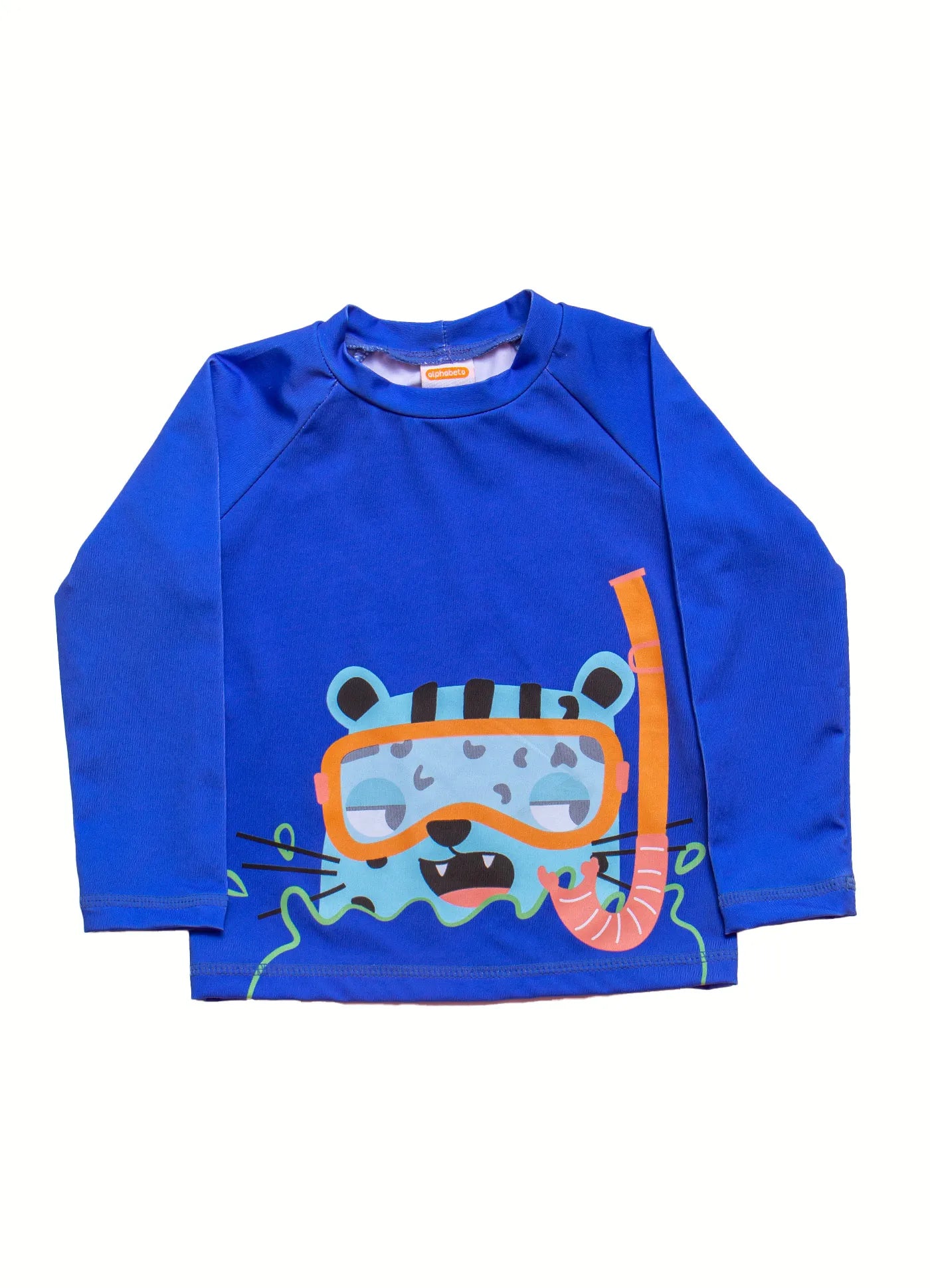 BLUSA UV MAS ML WILD CATS AZUL SONIC