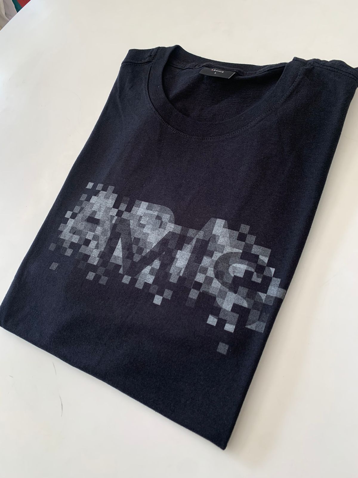 CAMISETA MAS MC ARAMIS PIXEL FADE PRETO