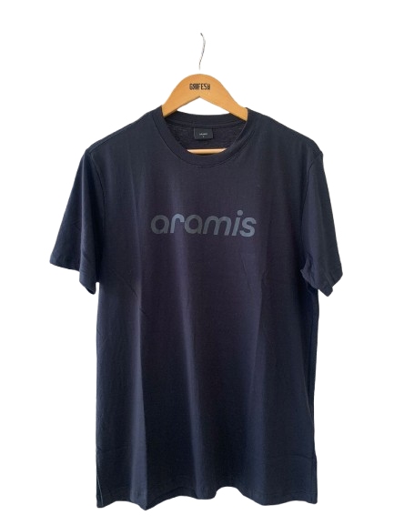 CAMISETA MAS MC ARAMIS BRIGHT COLORS PRETO