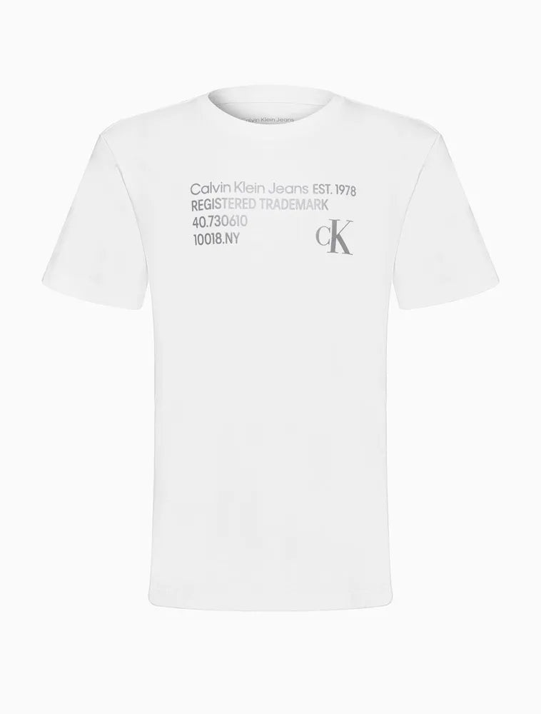 CAMISETA CKJ KIDS MAS EST 1978 GEL BRANCO