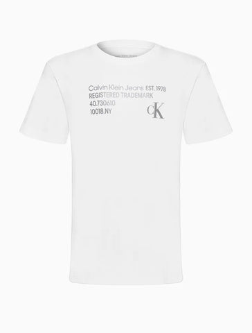 CAMISETA CKJ KIDS MAS EST 1978 GEL BRANCO