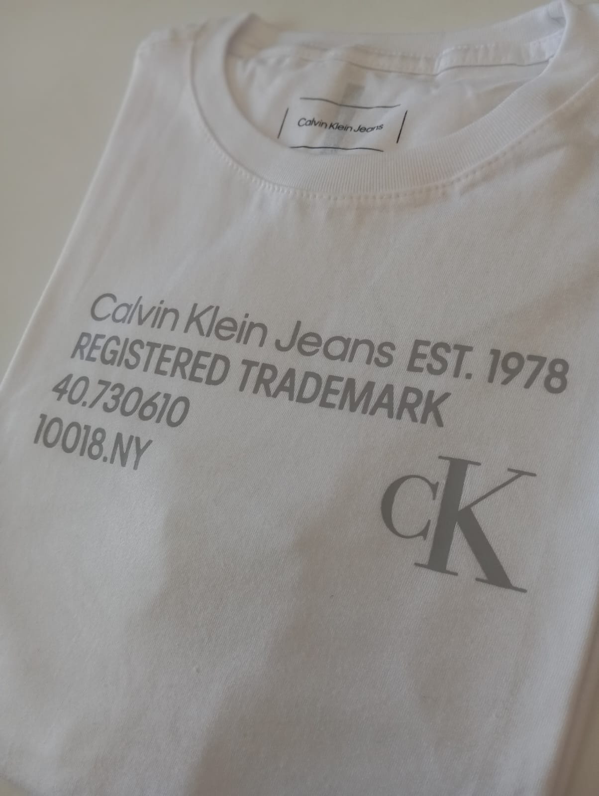 CAMISETA CKJ KIDS MAS EST 1978 GEL BRANCO