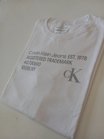 CAMISETA CKJ KIDS MAS EST 1978 GEL BRANCO