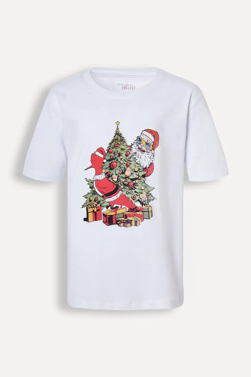 CAMISETA RSV MINI MC EST PICA PAU NATAL BRANCO