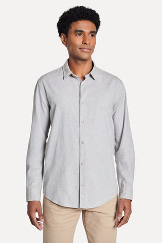 CAMISA MASC ML OXFORD SIMPLES RATO