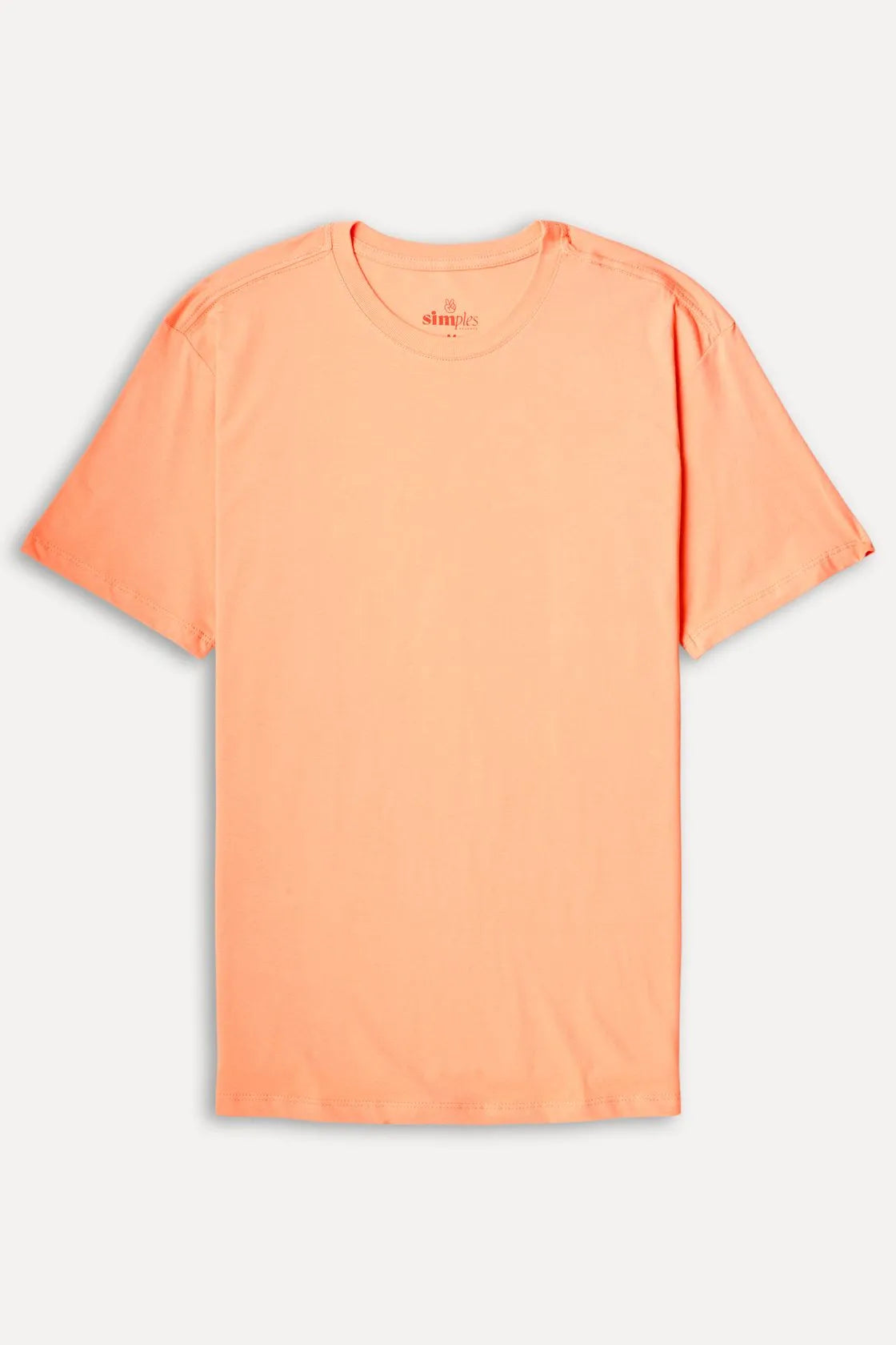 CAMISETA MAS MC SIMPLES CORAL