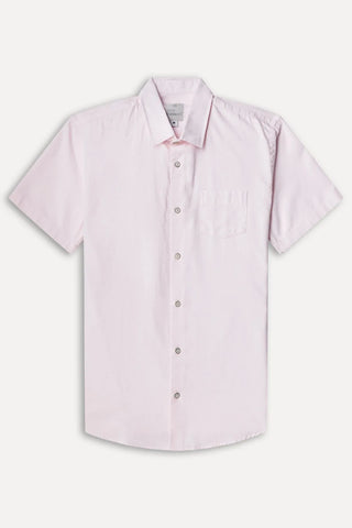 CAMISA MASC MC OXFORD SIMPLES ROSA