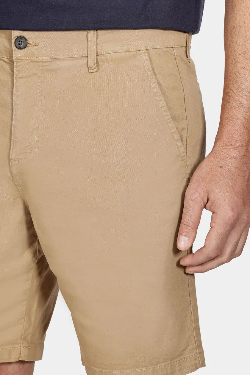 BERMUDA MAS CHINO COLOR NOVA ESSENCIAL CAQUI