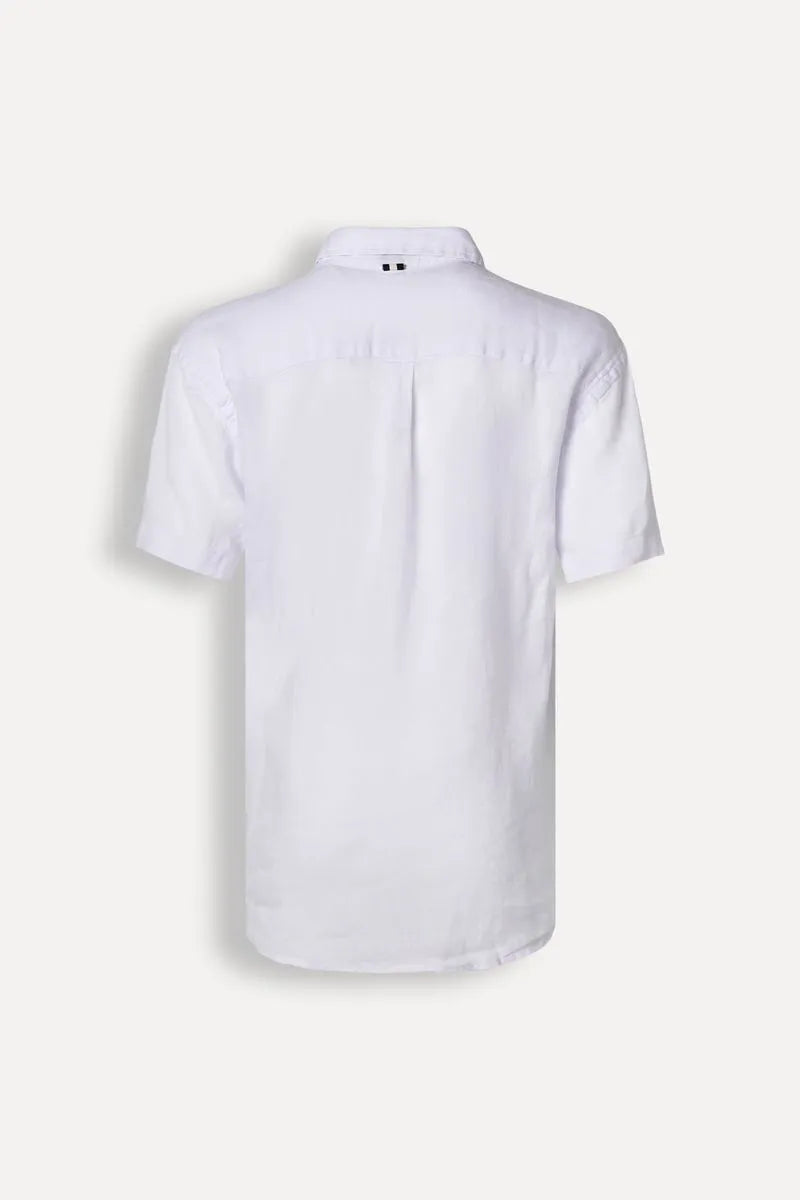 CAMISA RSV MINI MAS MC LINHO PURO BRANCO