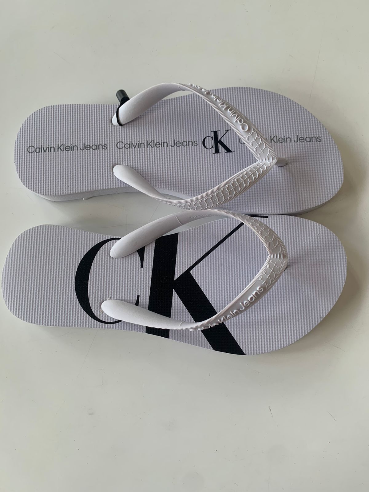 CHINELO CKJ KIDS FEM BRANCO