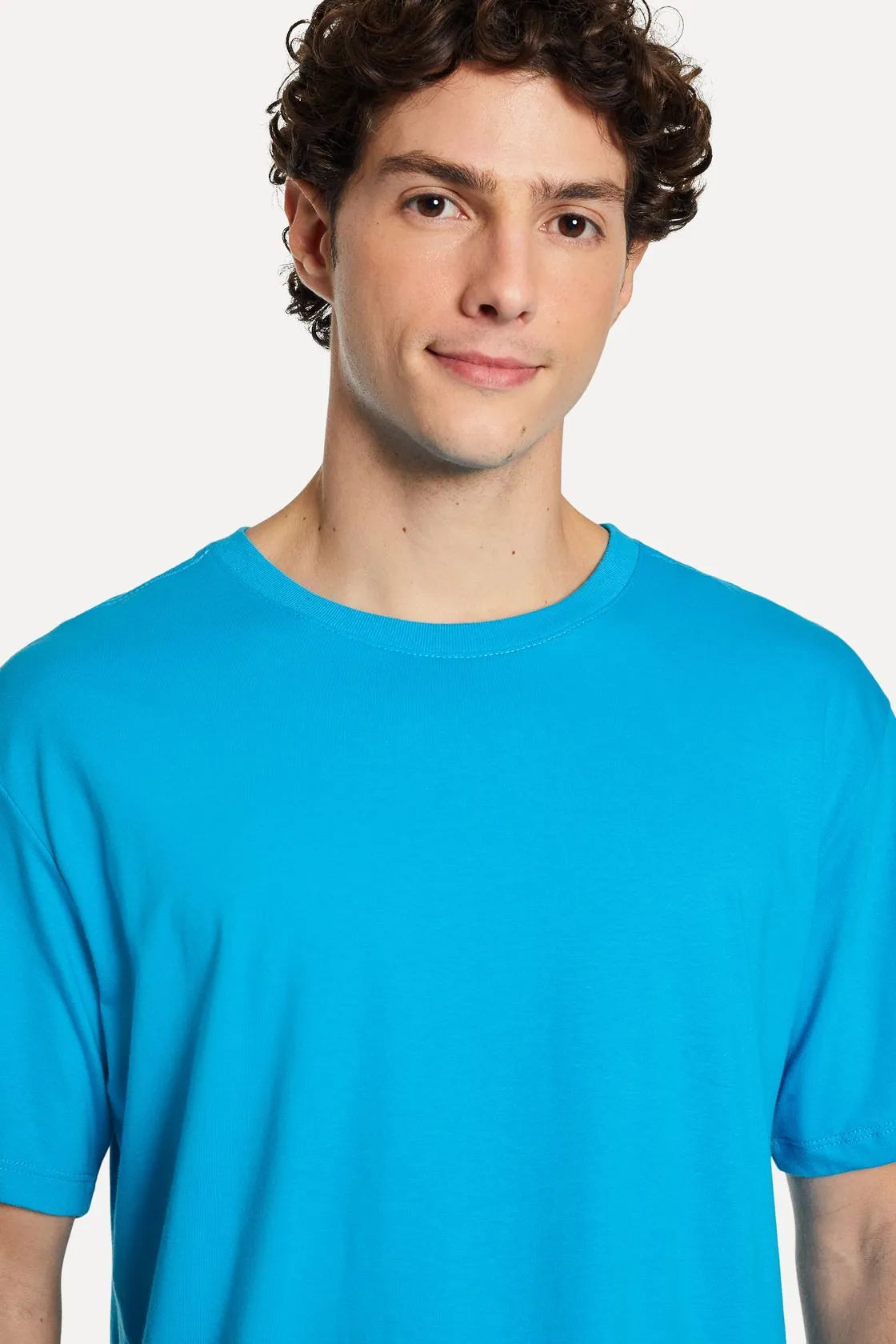 CAMISETA MAS MC SIMPLES TURQUESA