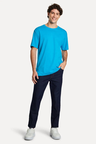 CAMISETA MAS MC SIMPLES TURQUESA