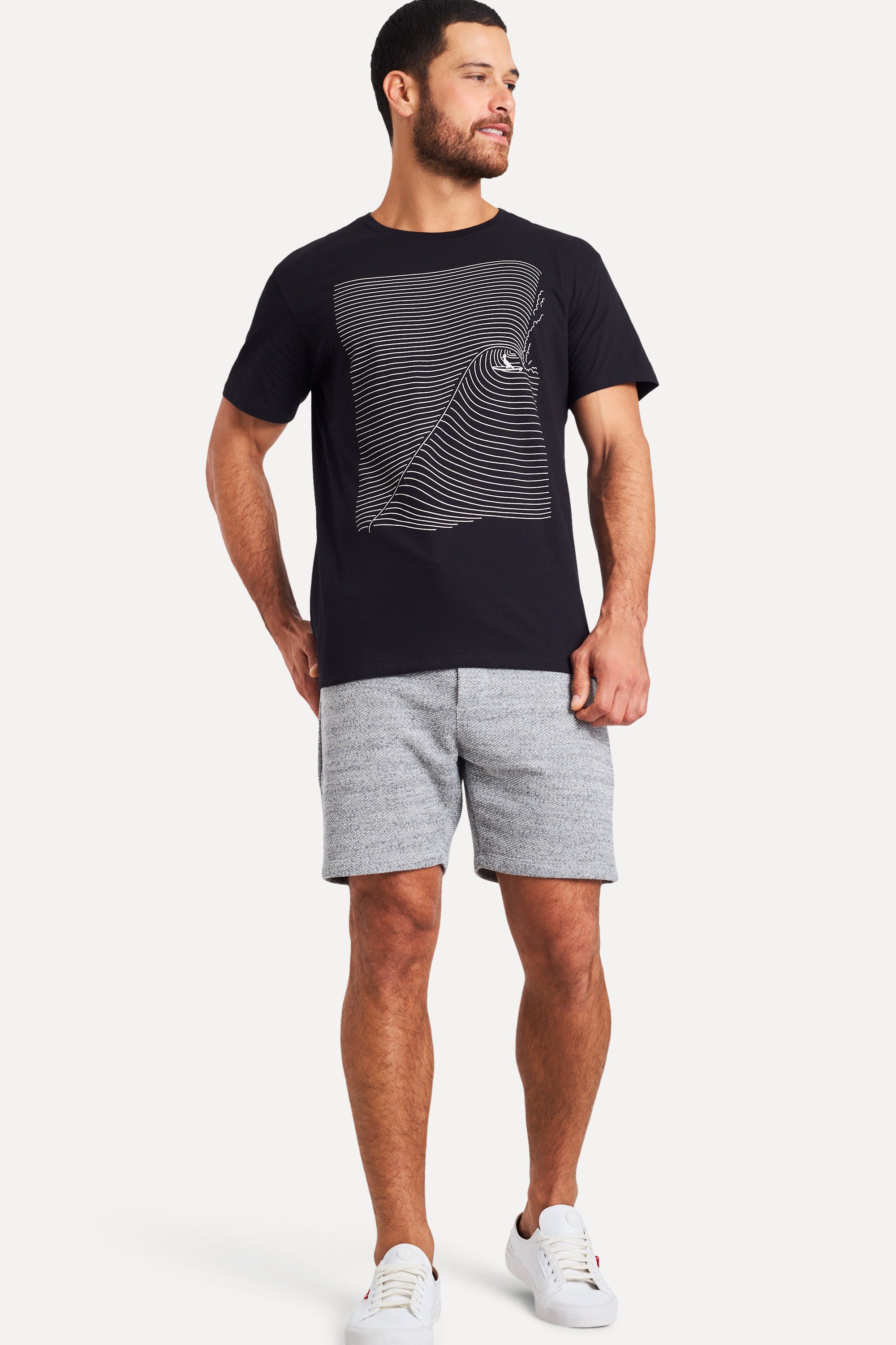 CAMISETA RSV MAS EST RESERVA SWELL PRETO