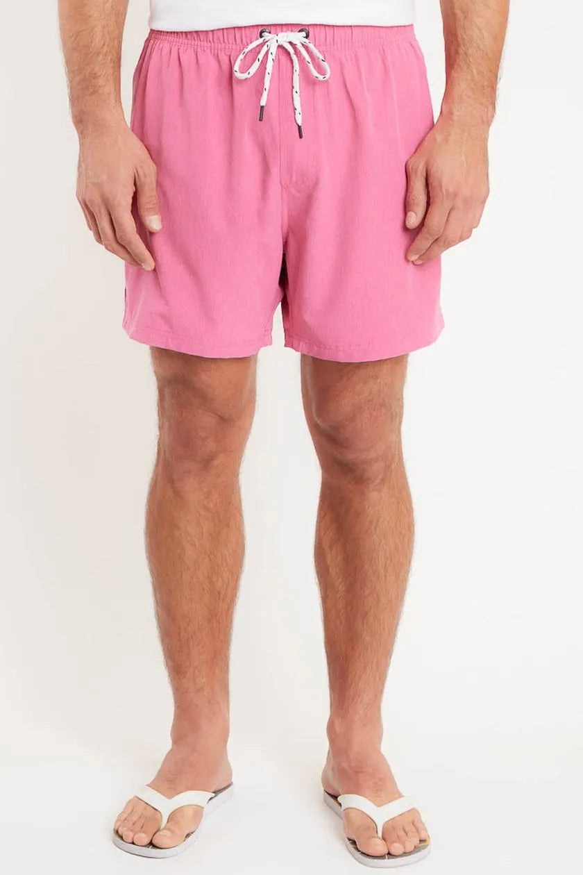 SHORTS ELASTICO MAS MESCLA COLOR ROSA