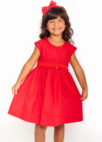 VESTIDO FLORATTA ALPHABETO VERMELHO