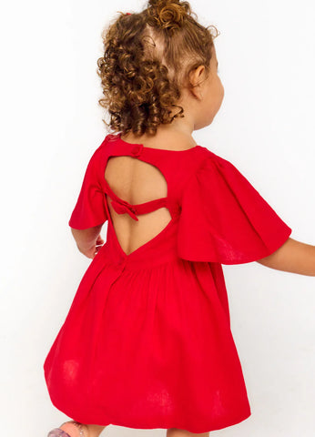 VESTIDO E CALCINHA BB FESTAS DE NATAL VERMELHO