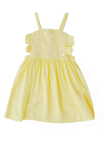 VESTIDO FEM FLORES ALPHABETO LIMA