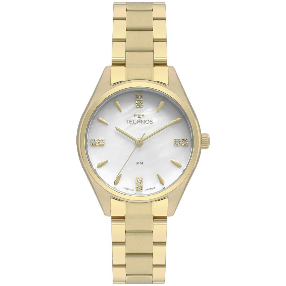 RELOGIO FEM ELEGANCE BOUTIQUE CX E PULS DOURADO
