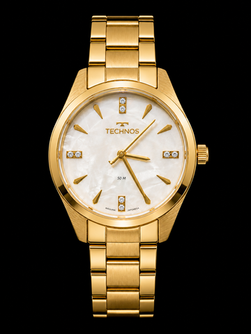 RELOGIO FEM ELEGANCE BOUTIQUE CX E PULS DOURADO