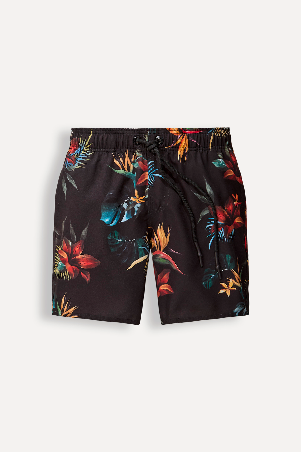 SHORT PRAIA RSV MINI TP TROPICAL PRETO