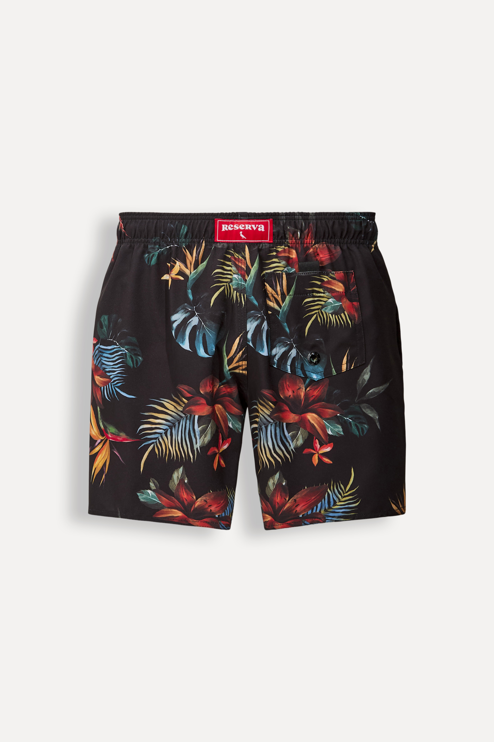 SHORT PRAIA RSV MINI TP TROPICAL PRETO